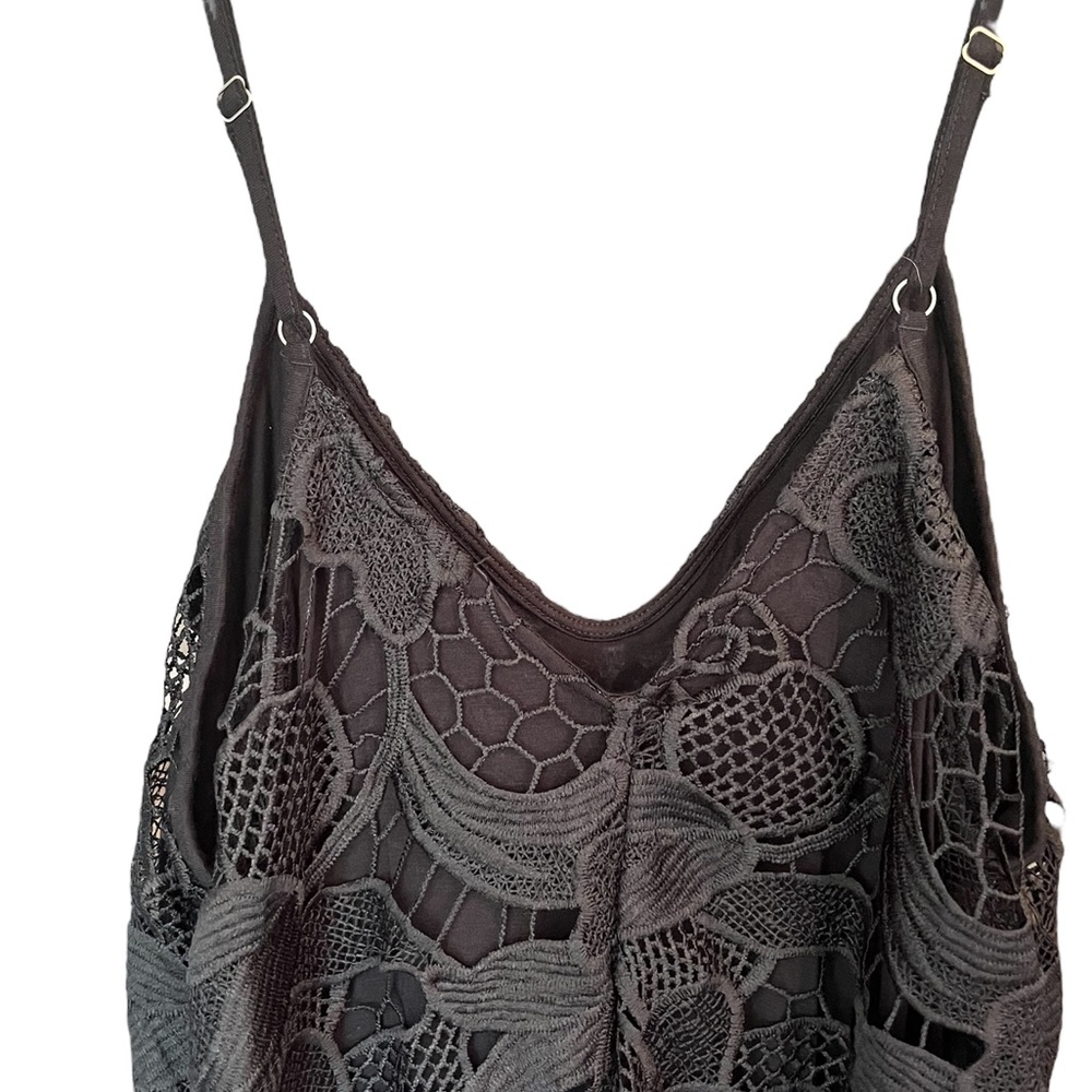 Express Black Lace Cocktail Dress Size M - Picture 3 of 5